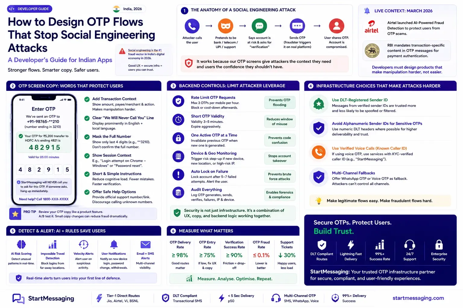 How to Design OTP Flows That Stop Social Engineering