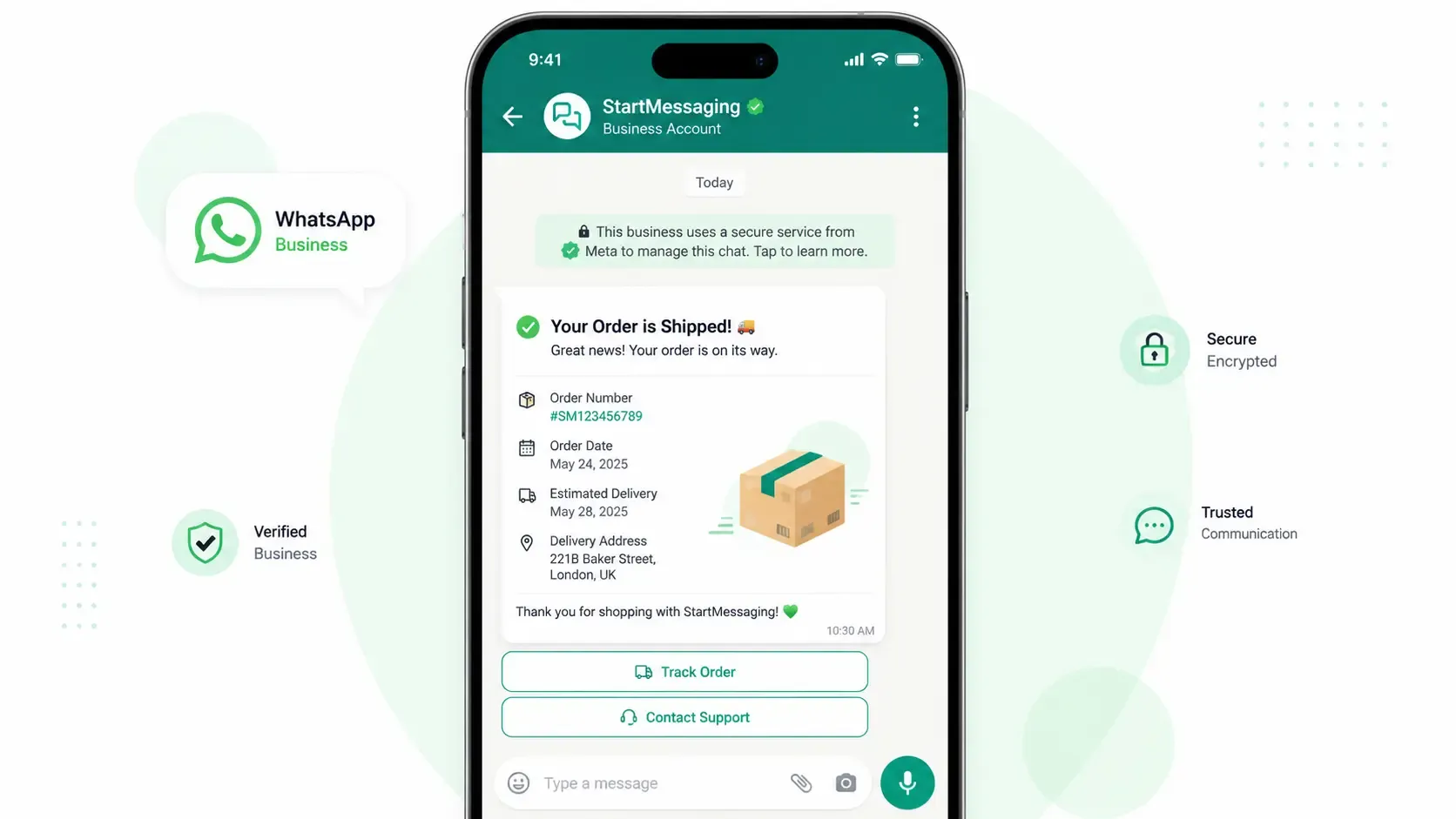 Pratinjau Pesan Transaksional WhatsApp